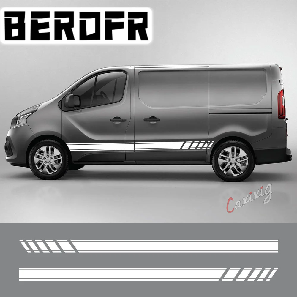 

Наклейки на двери автомобиля 2 шт., Виниловая пленка для Renault Trafic 3, 2, Fiat Talento, Nissan NV300, Vauxhall Vivaro, RV, Van, аксессуары