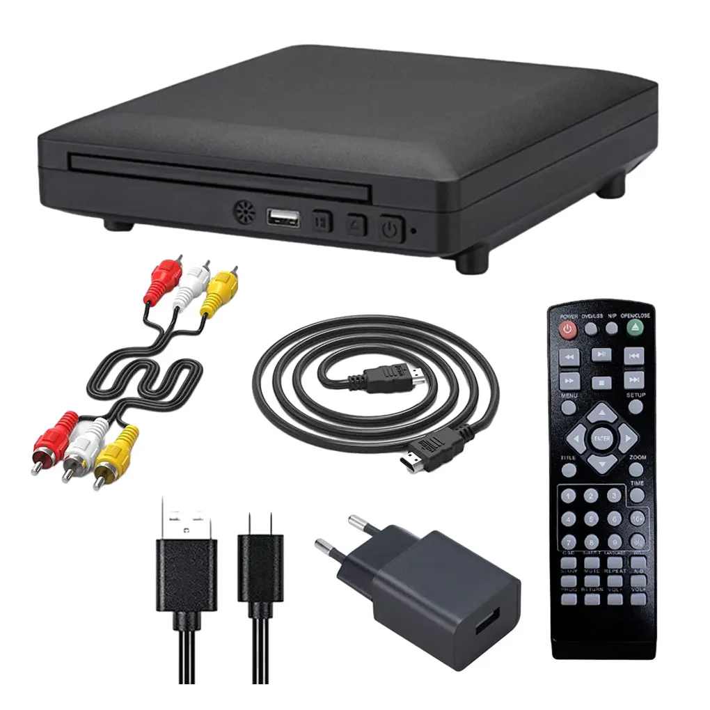 DVD Player High-defination 1080P Full HD Disc Players Home DVD Player Box For TV CD, CD-R/CD-RW