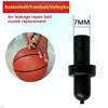 4PCS Basketball Nozzle Ball Nozzle Replacement Air Leak Repair Valve Core Inflatable Basketball Football Volleyball Universal 2