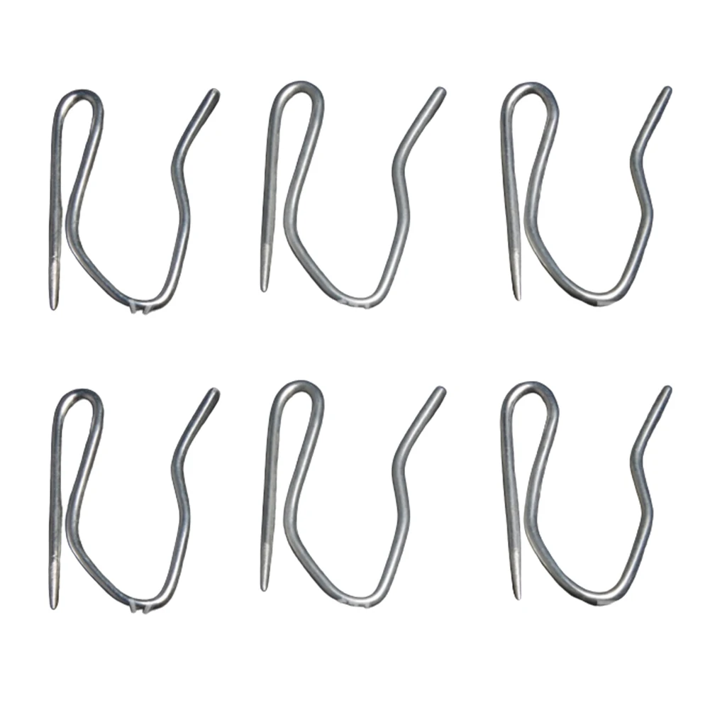 

10pcs Curtain Drapery Pin Hooks Silvery Great For Hanging Pleater Curtain And Achieving Traditional Look Made Of Stainless Steel