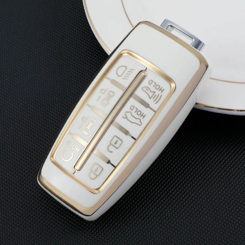 TPU 4 8 pulsanti Remote Car Key Case Cover per Hyundai Genesis G80 GV80 70 90 2021 2022 Protector Control accessori Auto Keyless 11 TPU 4 8 pulsanti Remote Car Key Case Cover per Hyundai Genesis G80 GV80 70 90 2021 2022 Protector Control accessori Auto Keyless - S5d8671614ffd486ea2a5d97137035fe9G
