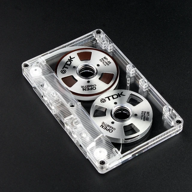 DIY Homemade Aluminum Reel Cassette 46 Min Blank Audio Recording Cassette  Tape