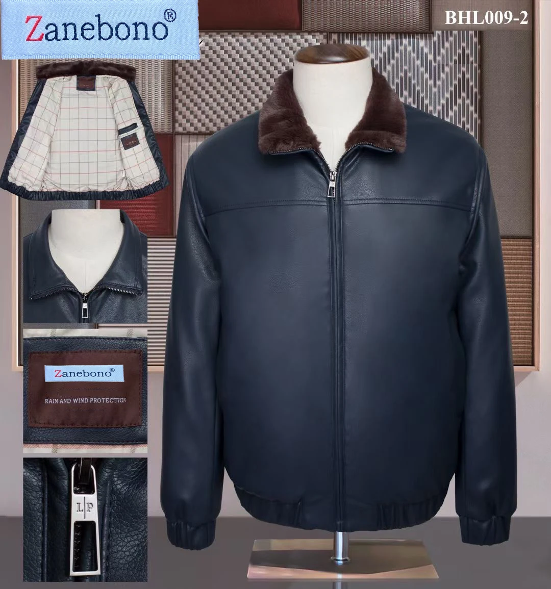 

Billionaire jacket leather men 2022 spring thin New fashion Business England zipper big size M-4XL high quality Coat