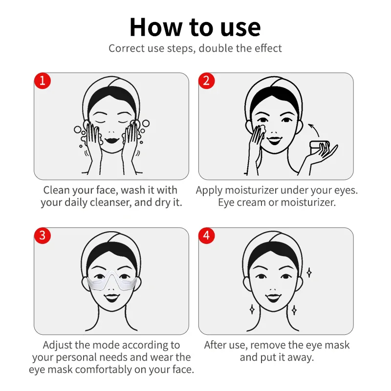 Anti-Aging Eye Massager Eyes Fatigue Relief Relaxation Relieve Dark Circles EMS Eye Care Massage