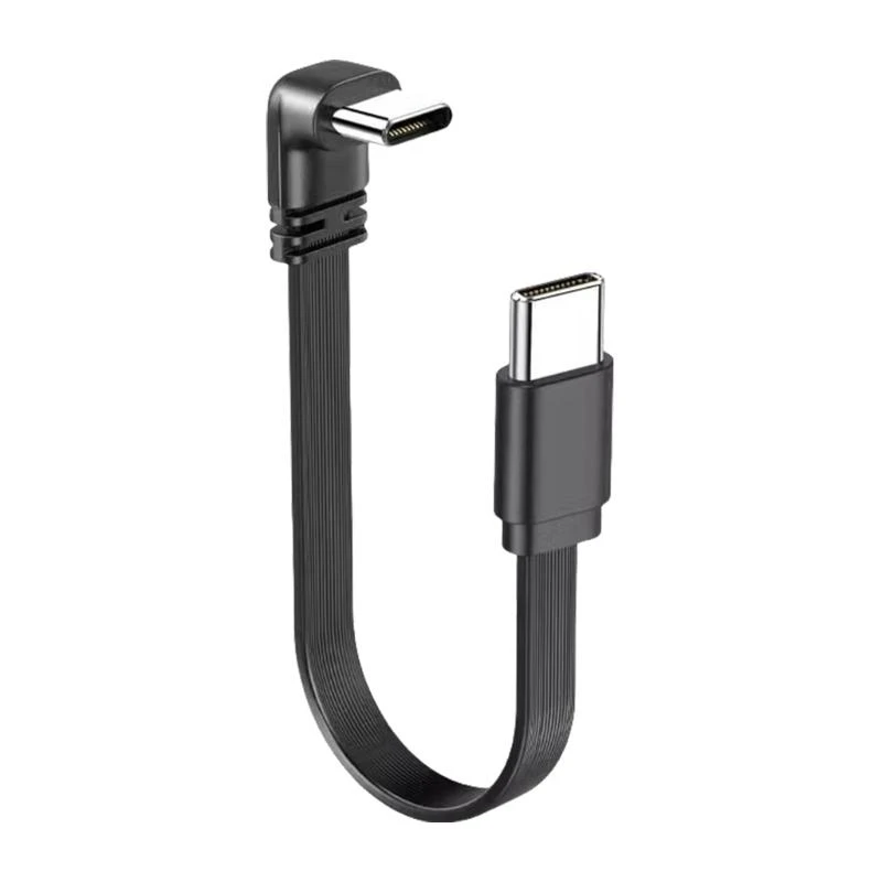 플랫 240W USB C 수컷에서 수컷 케이블 USB C 수컷에서 수컷 커넥터 ..