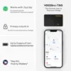 1/2Pcs VOCOlinc Smart Bluetooth Wallet Tracker Passport Tag, Use with Find My (iOS Only), Anti-lost Item Finder Keychain Locator 6