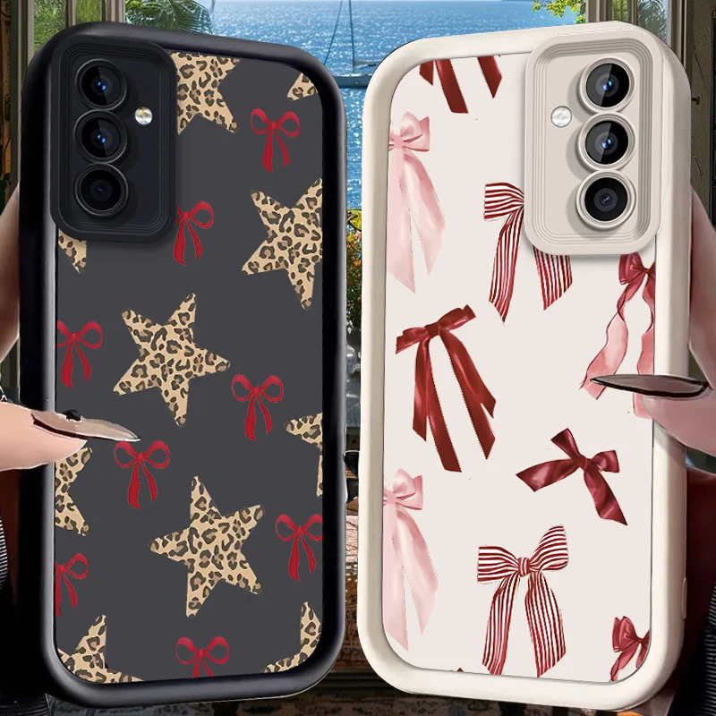 Charming Pink Bow Cherry Phone Case Cover