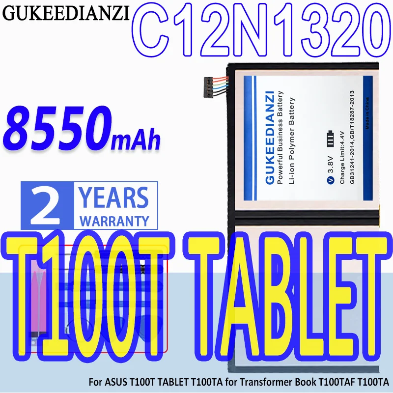 Gukeedianzi Battery C12n1406 C12n1320 For Asus T100t Tablet T100ta For