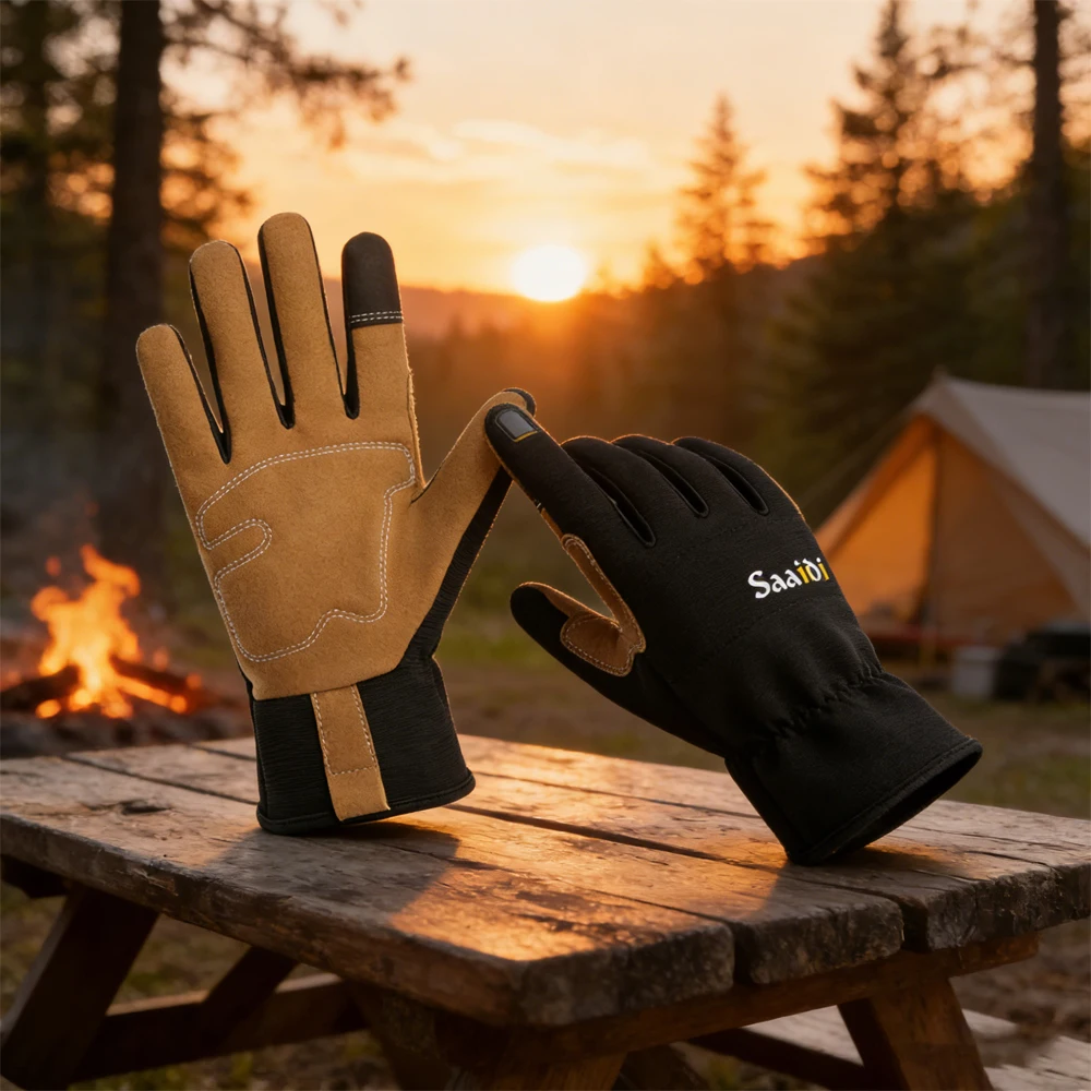 Unisex Durable Anti-Slip Touchscreen Protective Outdoor Sports Gloves