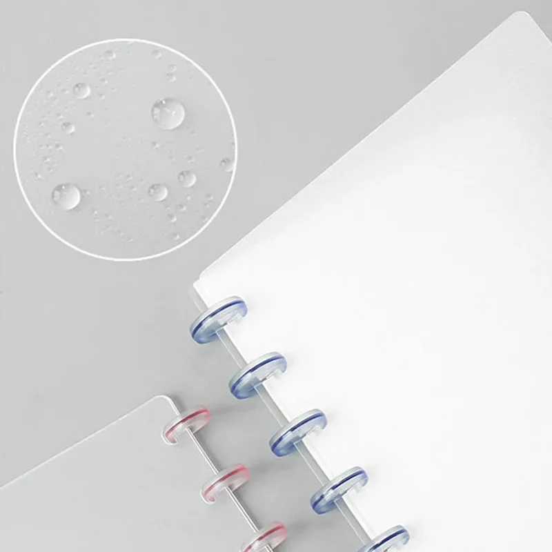 11pcs Loose-leaf Binding Cover Rings Discs Mushroom Hole Binding Ring Binder Notebook Discbound School Office Supplies