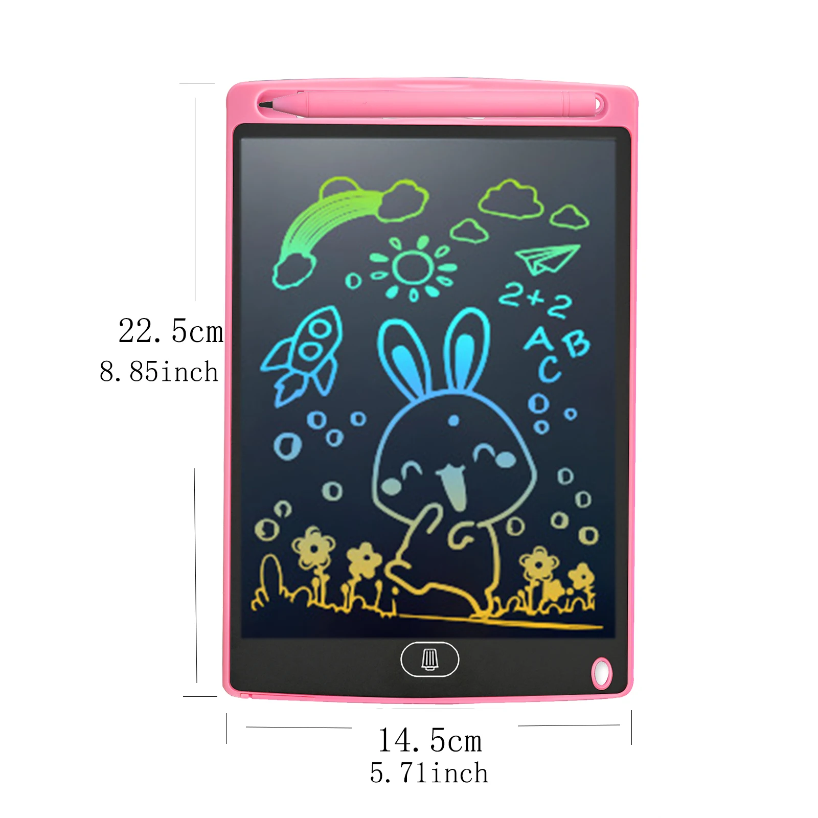 Tablette D’écriture LCD Pour Enfants 3-7 Ans – Planche à Dessin Colorée, Jouet éducatif – Cadeau Anniversaire, Noël (Lapin)