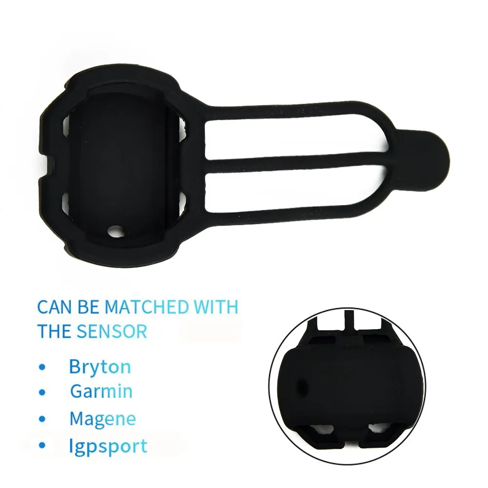 

1pc Bicycle Computer Cadence Sensor Silicone Case Protector Cover For Garmin Bryton Igpsport Cycling Parts Speed Sensor