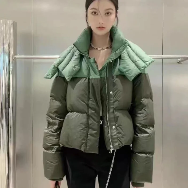 

2023 Winter Fashion New down Jacket Women's Short Hot Girl's Popular Small High Waist Puffer Jacket Coat