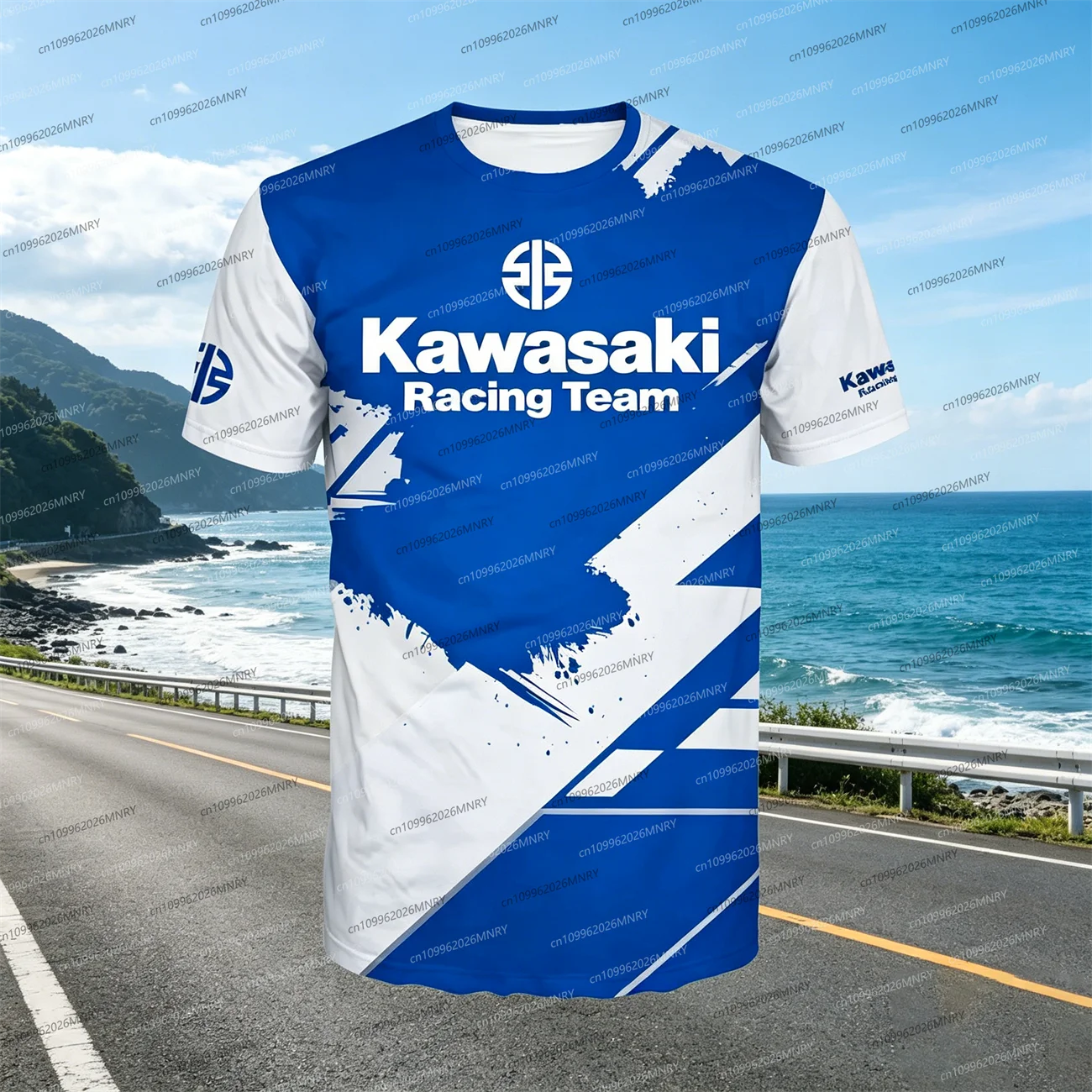Kawasaki TShirt 라이딩 선스크린 빠른 건조 땀 흡수 의류 남성용 3d 프린트 여성 티셔츠 여름 티셔츠 남성용 오토바이 티셔츠