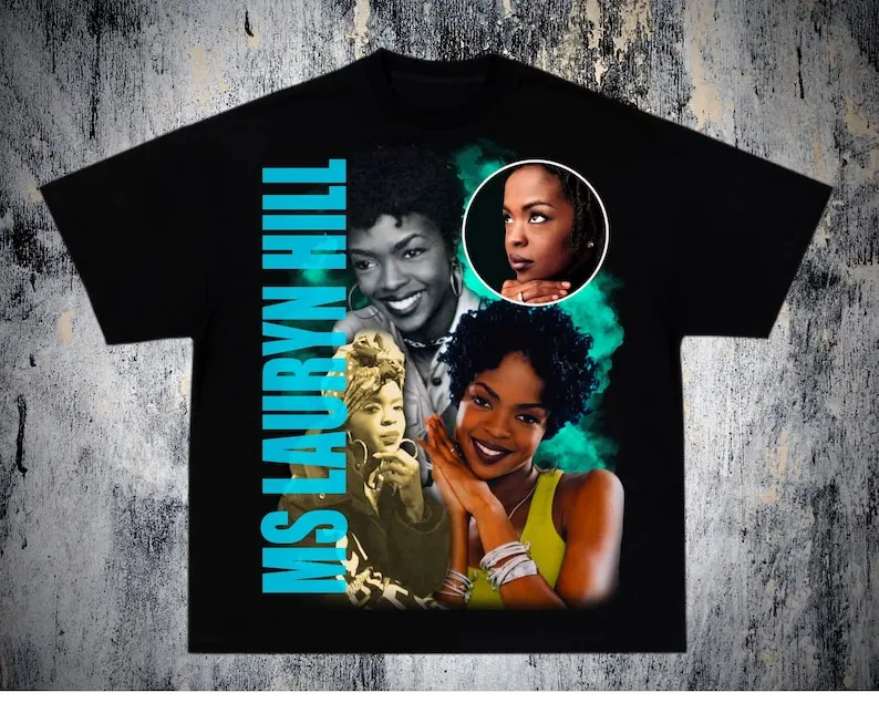 

Lauryn Hill T-shirt PNG - 90s Vintage