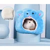 Hamster Soft Warm Bed Rat Hammock Pig Squirrel Winter Pet Toy Hamster Cage House Hanging Nest+Mat House Bed Animal Mice Rat Nest 4
