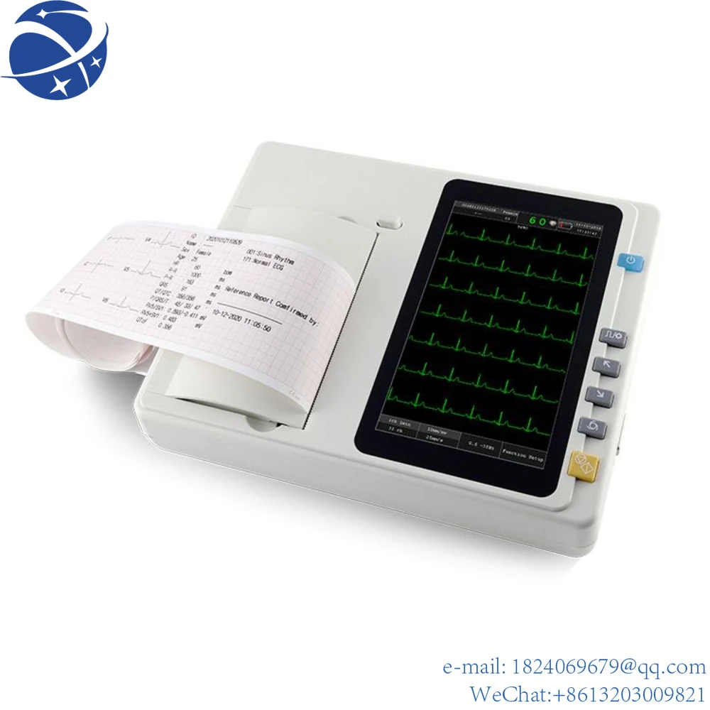 

YUN YI ECG Machine 12 Channels 12 Lead Cardiology ECG Machine 6 Channel