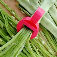 Trancheur de germes de haricots multifonction à usage domestique, outil de cuisine, petit coupe-légumes, fabricant de fils de haricots, 1 pièce 4
