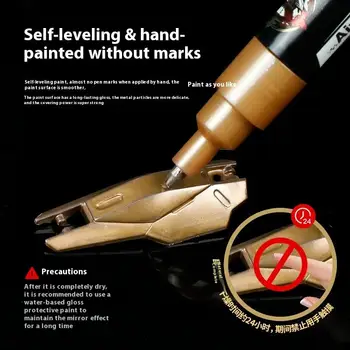 Pennarelli metallici Penne da colorare per pittura Mech Pennarello per vernice Vernice riflettente Modello Pennarello Disegno Forniture per studenti