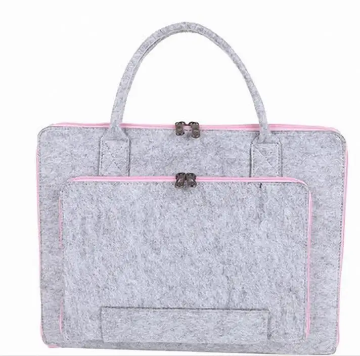 Multi-Size Felt Laptop Sleeve with Handle - Durable Carrying Case