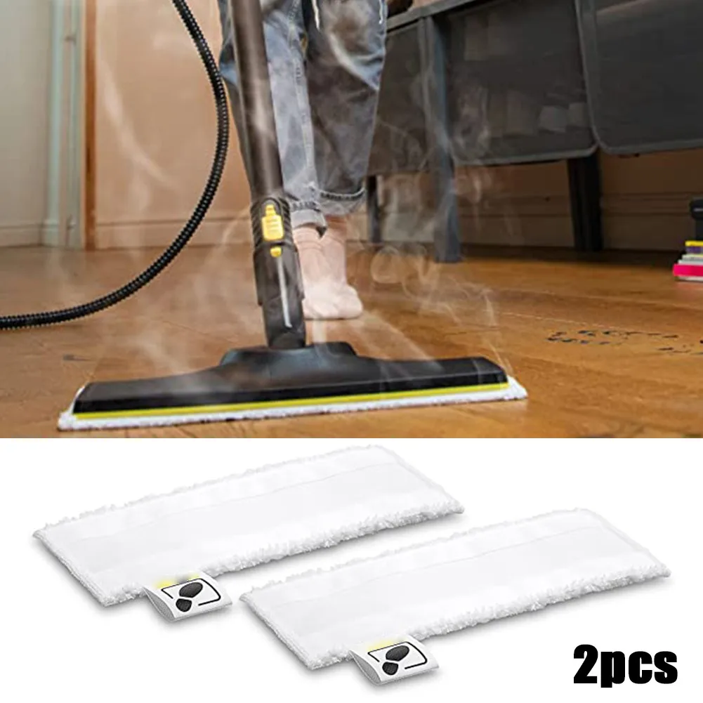 2pcs Steam Cleaner Floor Cloth Pads For Karcher Easyfix Sc1 Sc2 Sc3 Sc4