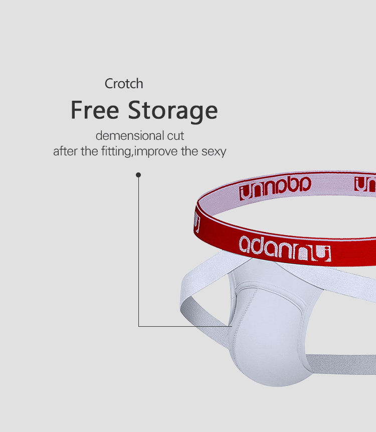 Description Picture 6 of itemNew Product Men Underwear Cotton Sexy Gay Jockstrap Breathable Male Panties Men Thong U Pouch Comfortable Underpants AD43