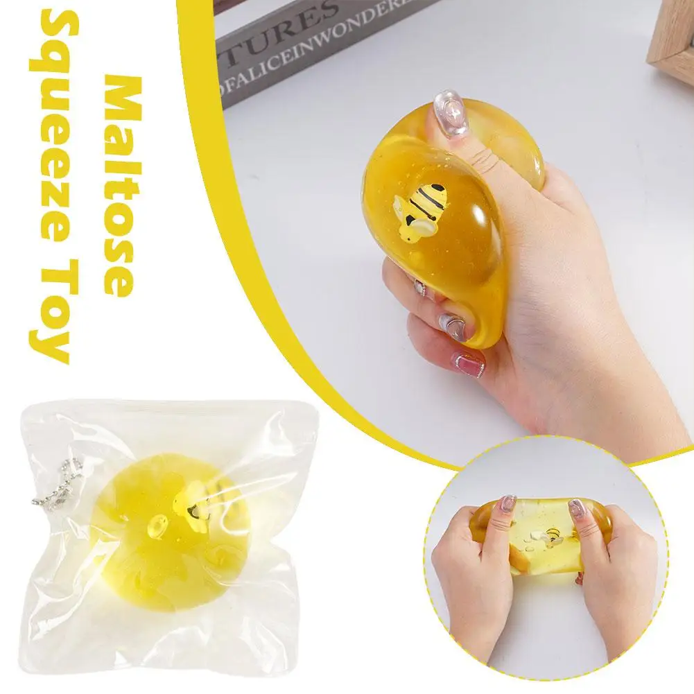 

Novelty Bee Maltose Syrup Squeeze Adult Stress Relief Stress Gift Toy Birthday Anti Stress Party Baby Slow Ball Toy Kids Re Z3R3