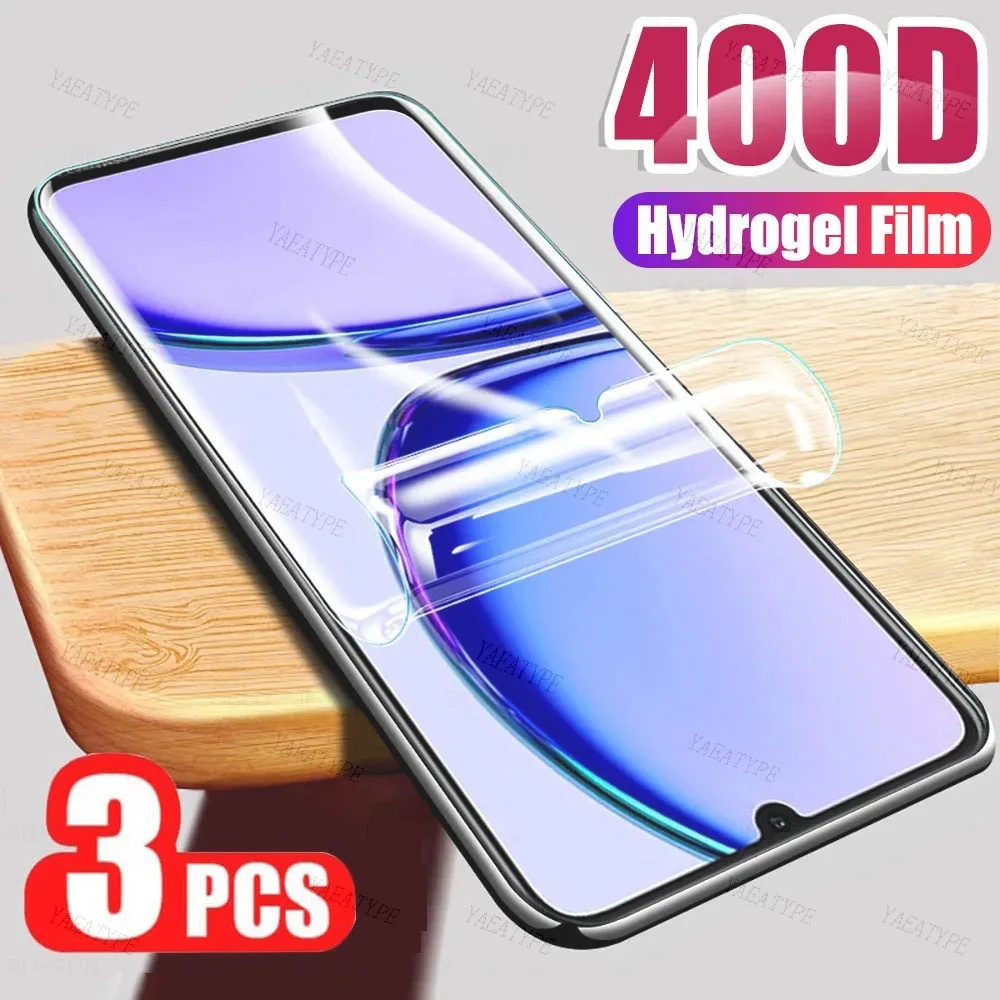 

Гидрогелевая пленка для Realme C53 C55 C35 C33 2023 C31 C30 C30s C25y C25s C25 C21 C21y C20 C20A, защитная пленка для экрана, 3 шт.