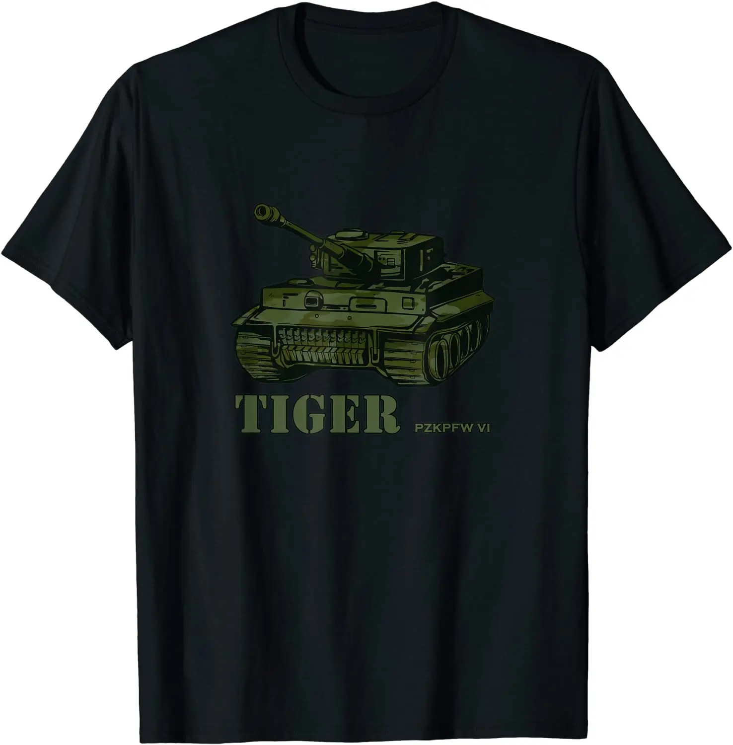 

Tiger Panzer VI | Tank Driver Combat Tank PzKpfw VI Men T-Shirt Short Casual 100% Cotton tshirt