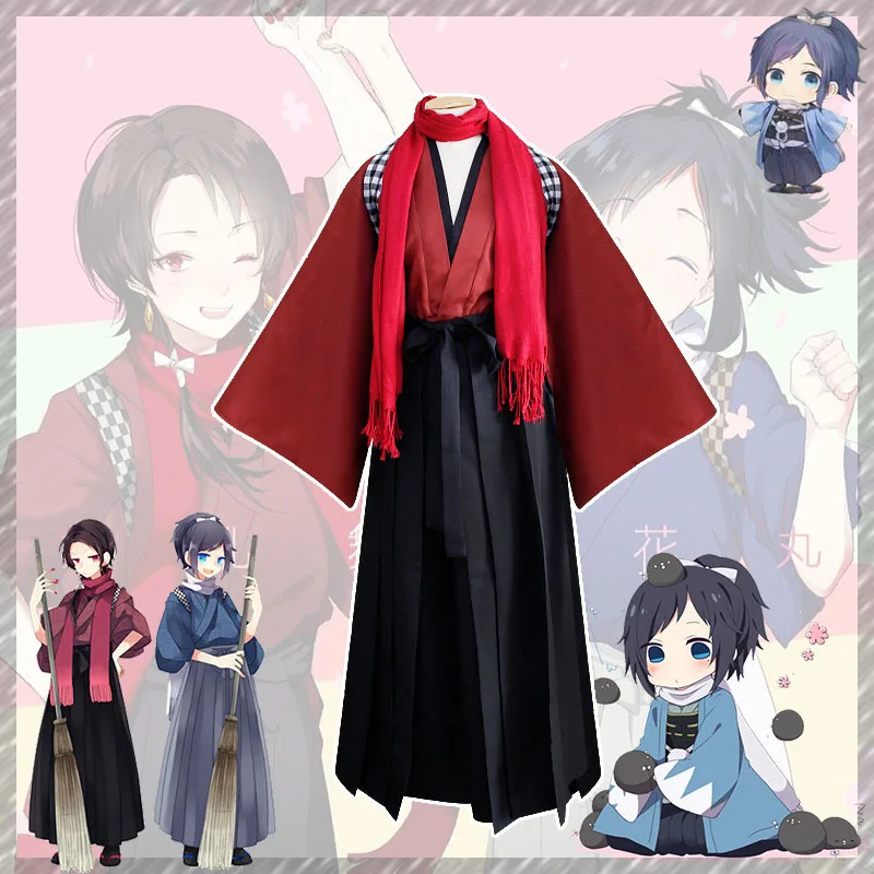 

Kashuu Kiyomitsu Yamatonokami Yasusada Cosplay Costume Retro Samurai Uniform Halloween Clothes Traditional Japanese Kimono