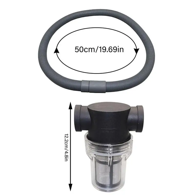 Deviatore Per Pluviale 70-110mm Con Filtro - Kit Raccolta Acqua Piovana Per Barili E Cisterne - Materiale PVC E Gomma, Installazione Rapida 5 Min, Filtro Antimuscchio E Foglie - 3