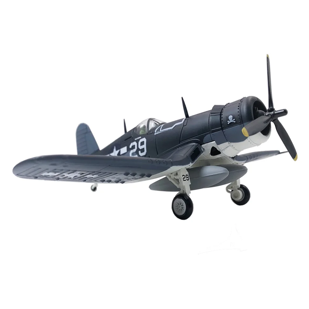 1/72 Scale WW2 US F4U-1 F4U Corsair Dragon Fighter Aircraft Metal Military Plane Diecast Model Toy Children Collection or Gift