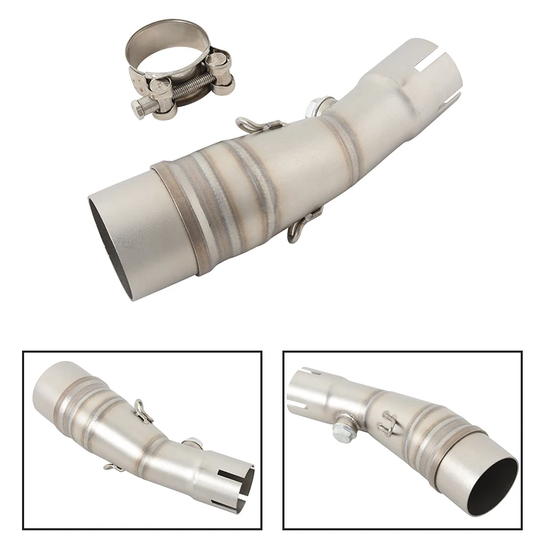 Motorcycle Exhaust Escape Mid Link Pipe Connect 51mm Muffler Systems For Yamaha X MAX XMAX 250 300 XMAX250 XMAX300 2017 - 2022 - Image 4