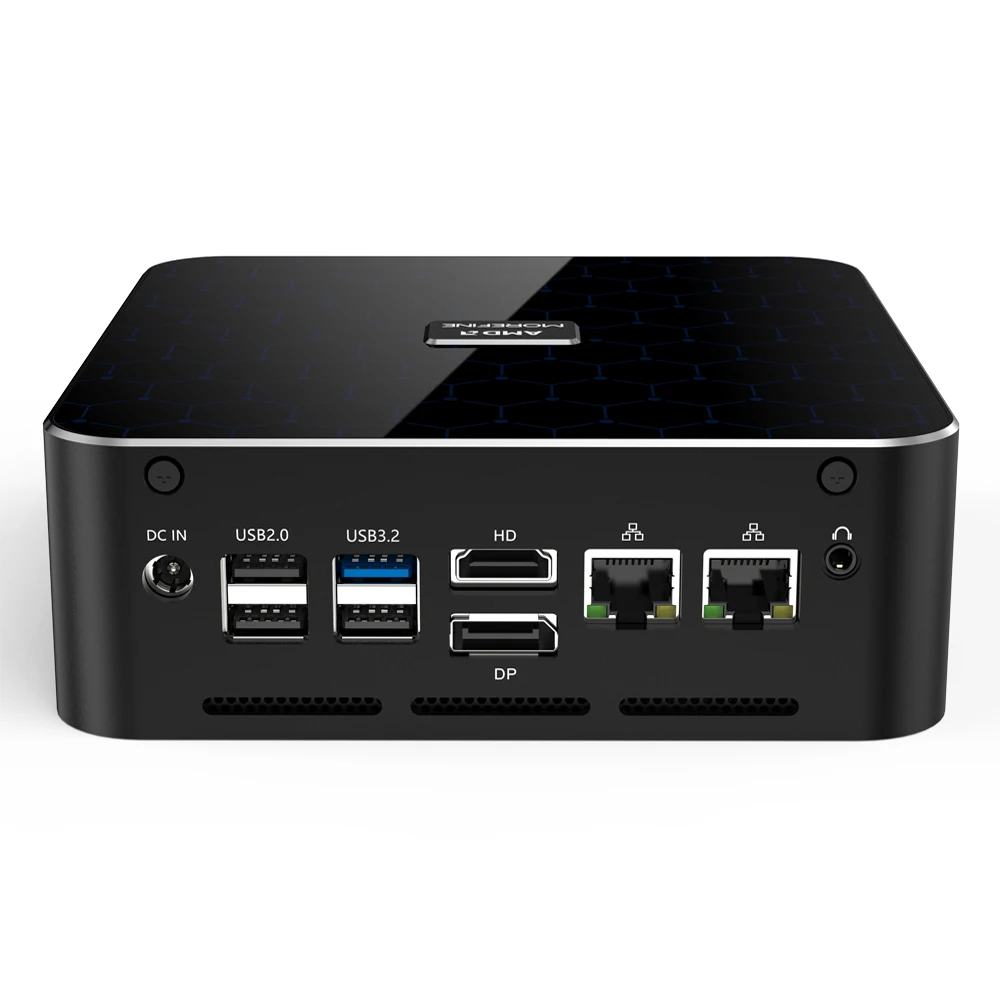 Gaming Mini PC AMD Rzyen 9 8945HS R7-8845HS Radeon 680M 2xDDR5 2xPCIe4.0 Dual 2.5G LAN Desktop Gamer Mini Computer WiFi6 BT5.2 4