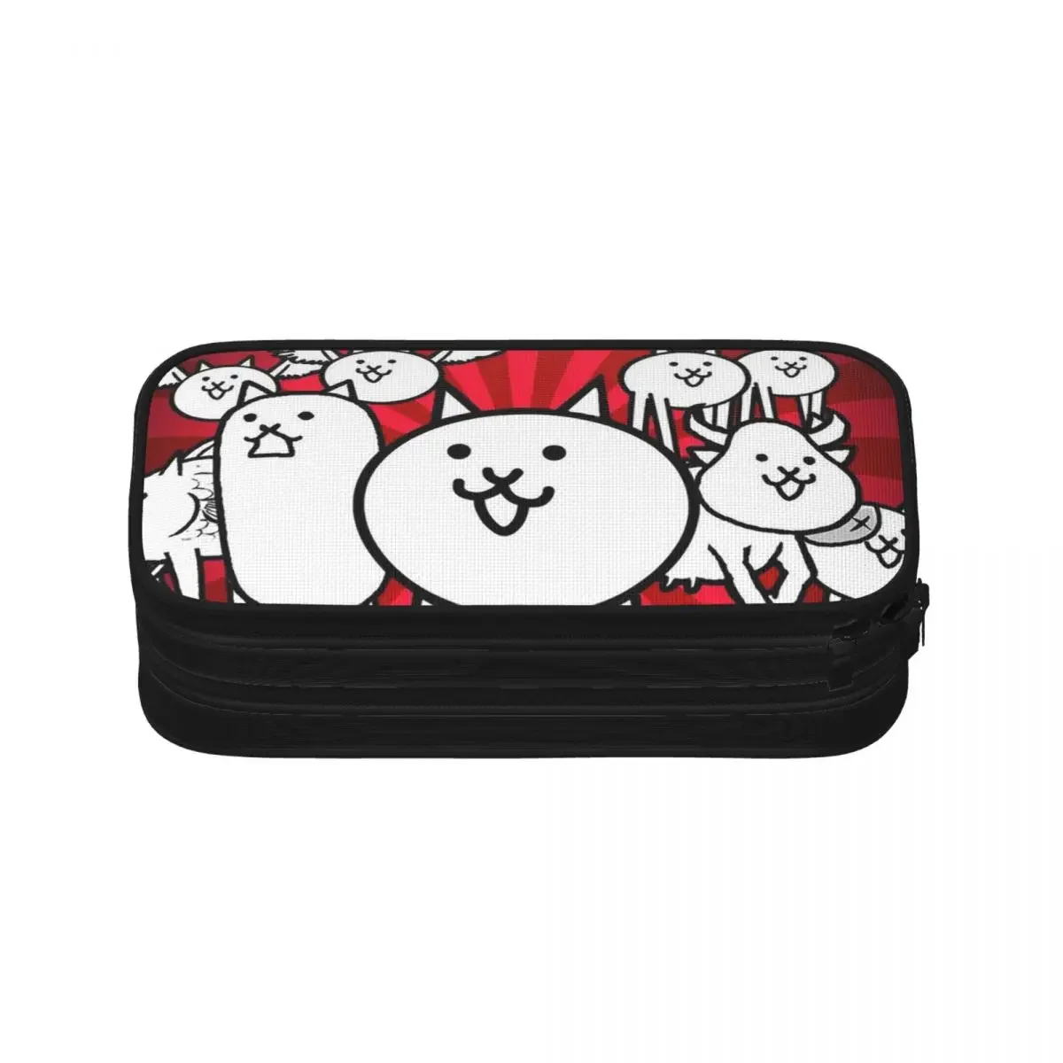 Nyanko Great War Battle Cats Pencil Cases Big Capacity Pen Bags Pen Box Pencil Pouch For Boys Girls Students Stationery School pencil case