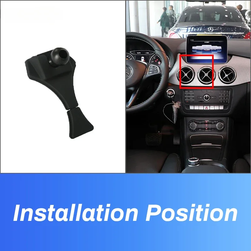 

Автомобильный держатель для Mercedes Benz B Class W246 W242 B180 B200 B250 2012-2019, авто GPS гравитационная подставка, навигационный кронштейн
