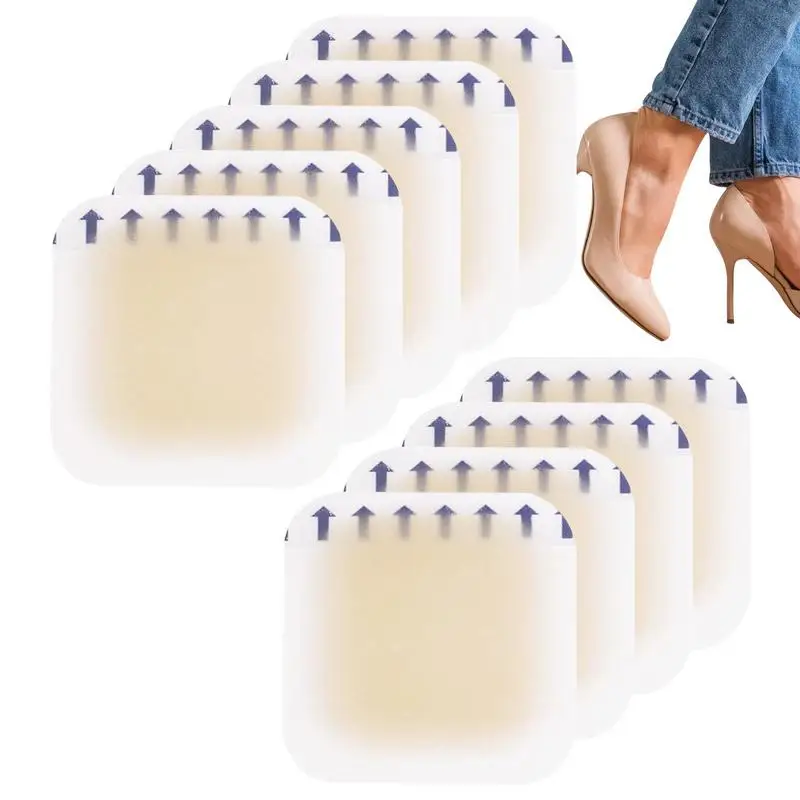

Гелевые подушечки в блистере, 10 шт., невидимые гелевые подушечки на высоком каблуке, предотвращающие появление блистеров, аксессуары для обуви, клейкие повязки для женщин