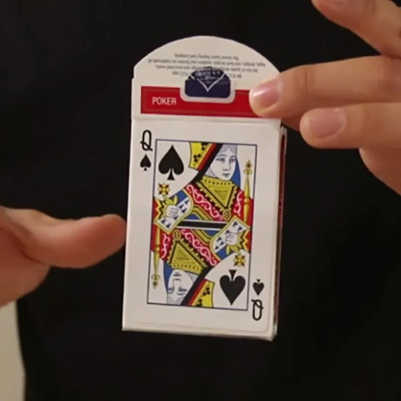 

Card Switch Box Magic Tricks Magician Close Up Street Illusions Gimmicks Mentalism Props Chosen Card Appearing Prediction Magia