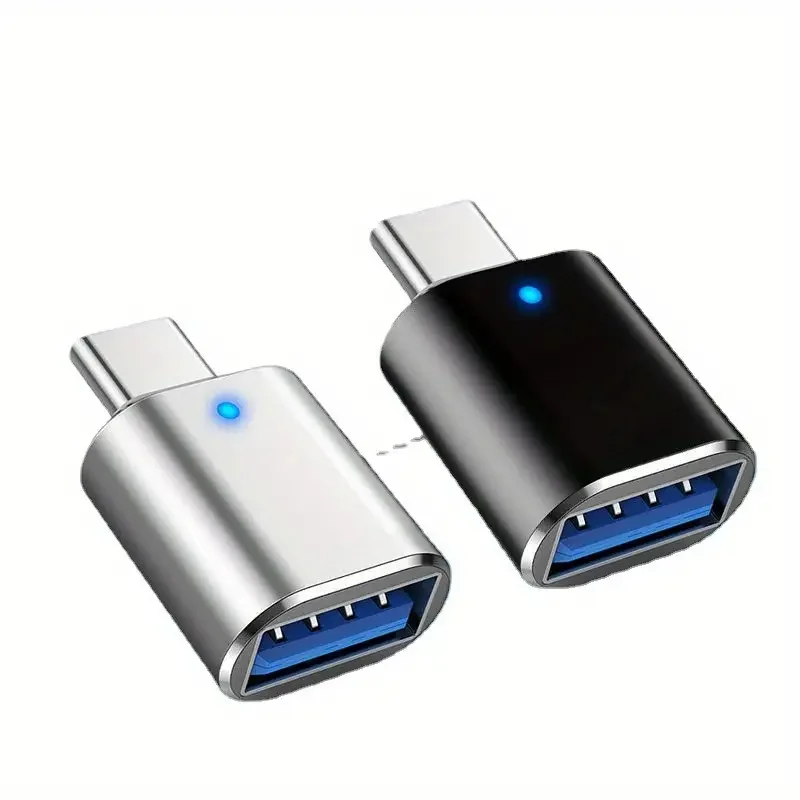 USB C-USB 어댑터, USB C Male-USB 3.0 Female 어댑터 OTG 변환기 MacBook Pro 2019/2018/2017 등과 호환 가능