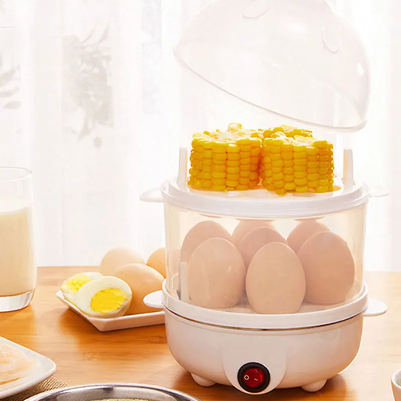 Multifunction Egg Layers Electric Egg Cooker Steamer Double Layer Corn Milk Steamed Rapid Breakfast Cooking Appliances Kitchen For egg cooker,electric egg cooker