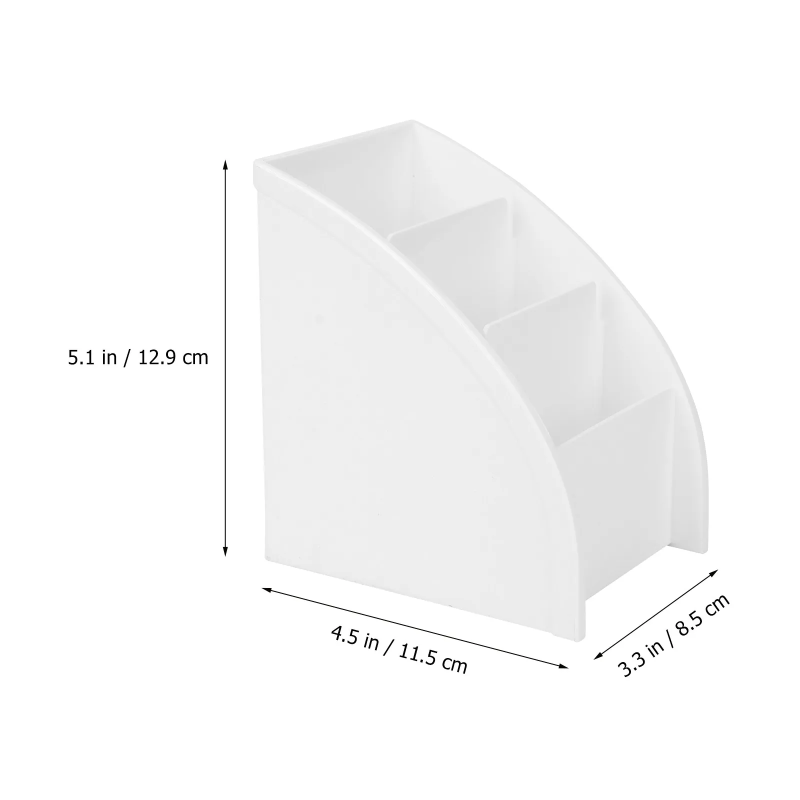 데스크탑 수납함 화이트 다용도 수납 정리함 (리모컨, 휴대폰, 펜, 문구류, 가정, 사무실, 거실 잡화 정리)