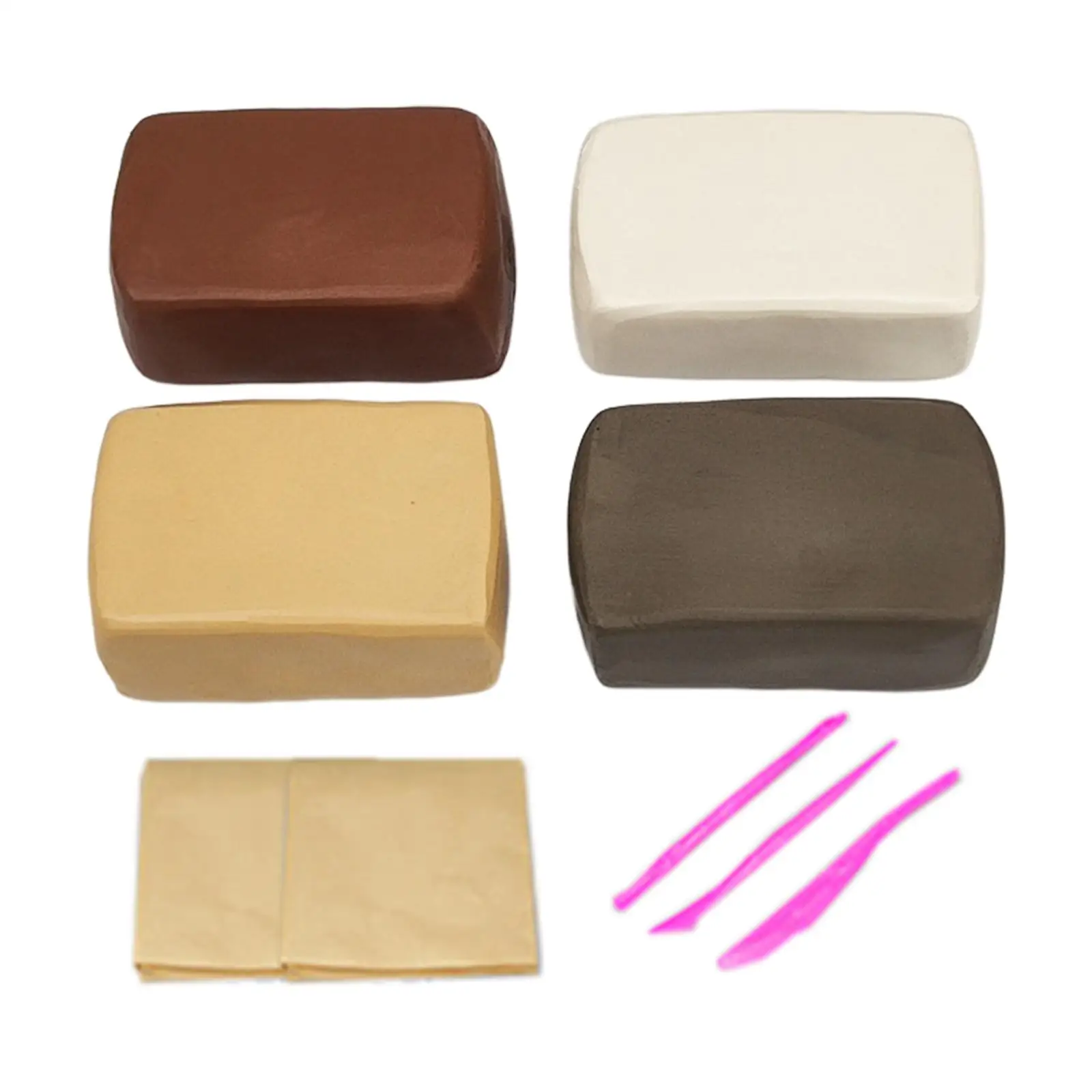 Pottery Clay Crafting Clay Tools Throwing Polymer Air Hardening for Beginners Artists School Projects DIY Crafts