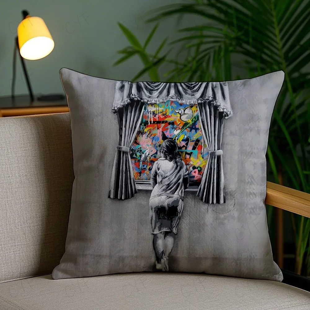 Embroidered Nordic Throw Pillow Covers