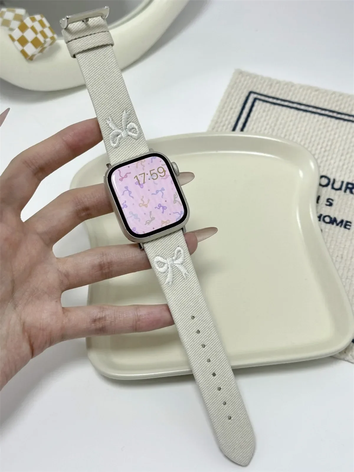 Watch Band For iWatch 42/44/45/46/49mm 38/40/41mm PU Leather Fashion Watch Strap For Watch Series Ultra2 Series 10/9/8/7/6/5/4/3/2/1_voghion.com