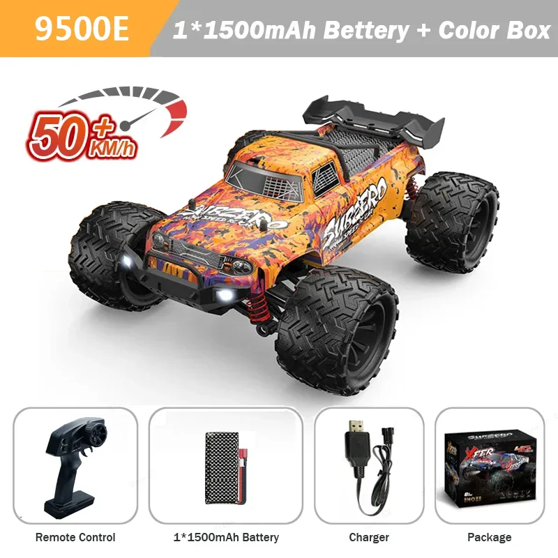 SCY 1:16 50KM/H 4WD RC カー LED トラック SCY 1:16 70KM/H または 50KM/H 4WD RC カー LED 付き