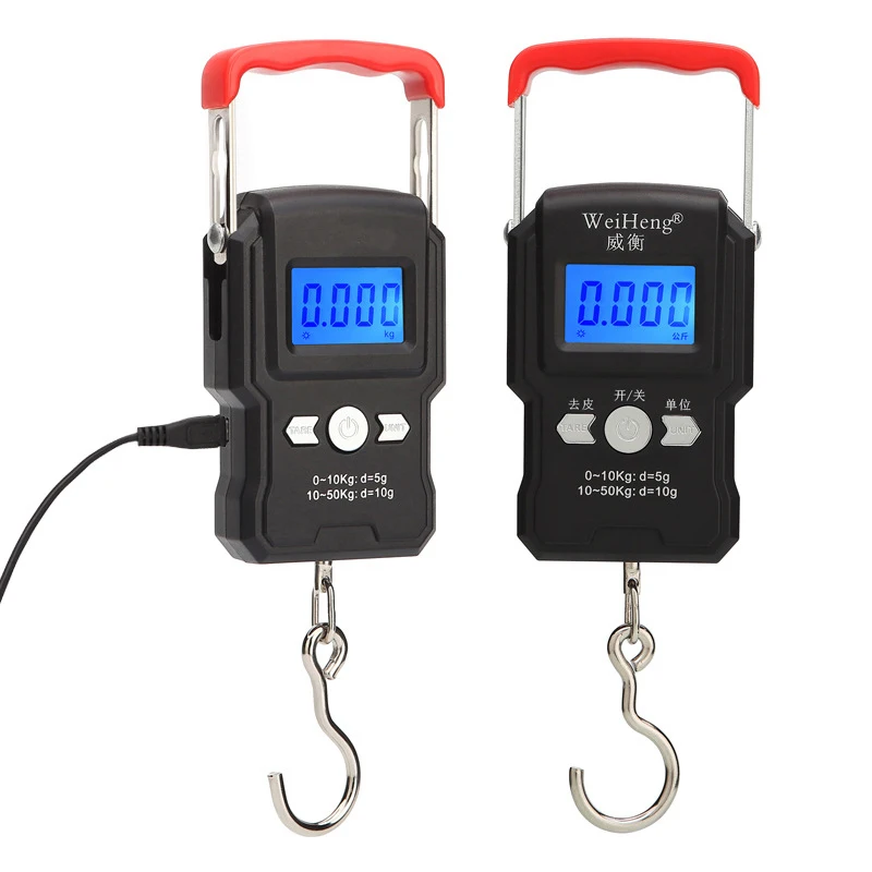 Mini Digital Scale Portable Handy Pocket Weight For Fishing Luggage Travel Weighting Steelyard Electronic Hanging Hook Scale portable scale digital scale pocket scale weighing tools