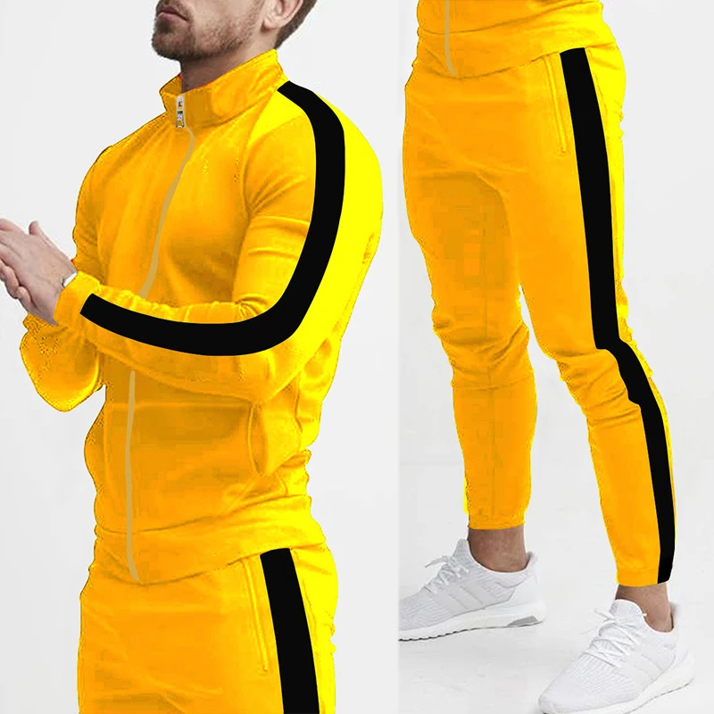 thumbnail image 1 of Sudaderas con capucha para hombre, chándales de talla grande, informal, para correr, con cremallera, cárdigan con capucha, ropa deportiva, pantalones, conjuntos de 2 piezas, traje deportivo para corre, 1 of 4