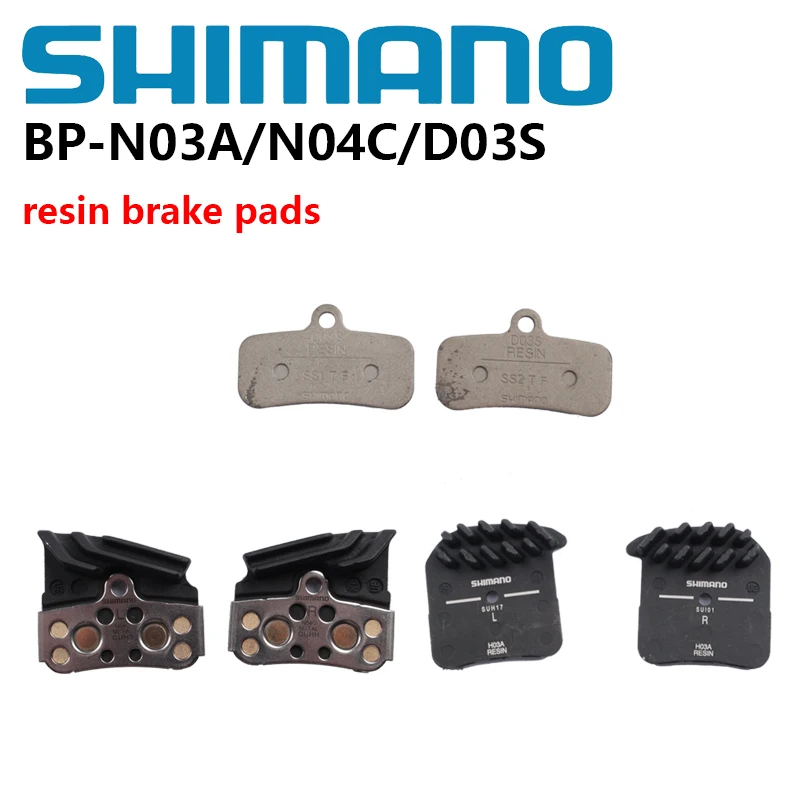 Фото Резиновые колодки SHIMANO D03S N03A N04C, металлические колодки DEORE XTR DEOR, охлаждающий плавник Ice Tech, тормозная колодка для 4 поршней M7120, M8120, M9120 №1