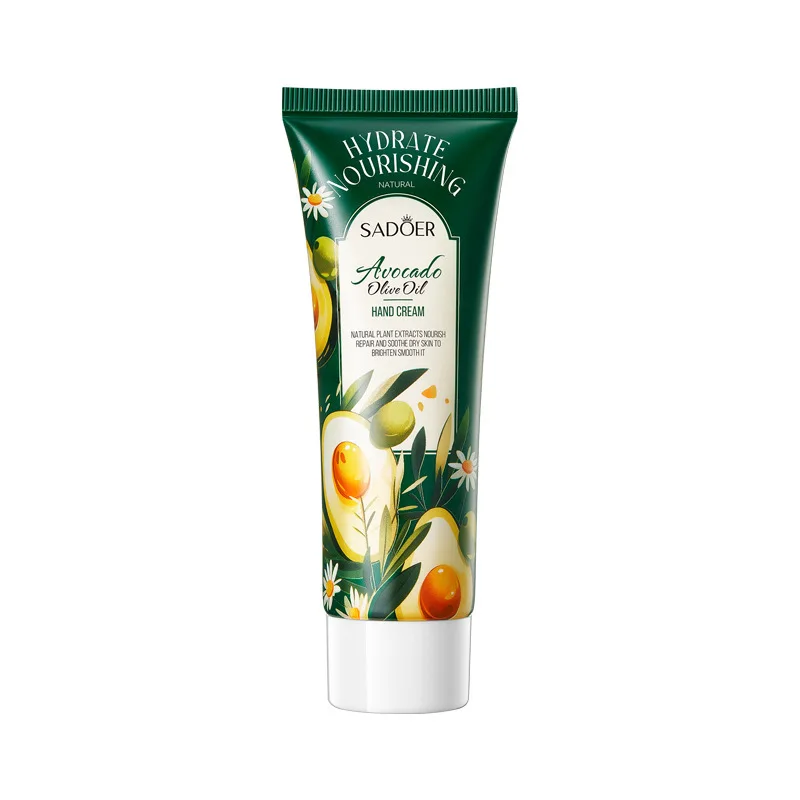 Avocado Nourishing Hand Cream 80g Nourishing Whitening Anti-aging Olive Oil Moisturizing Hand Cream