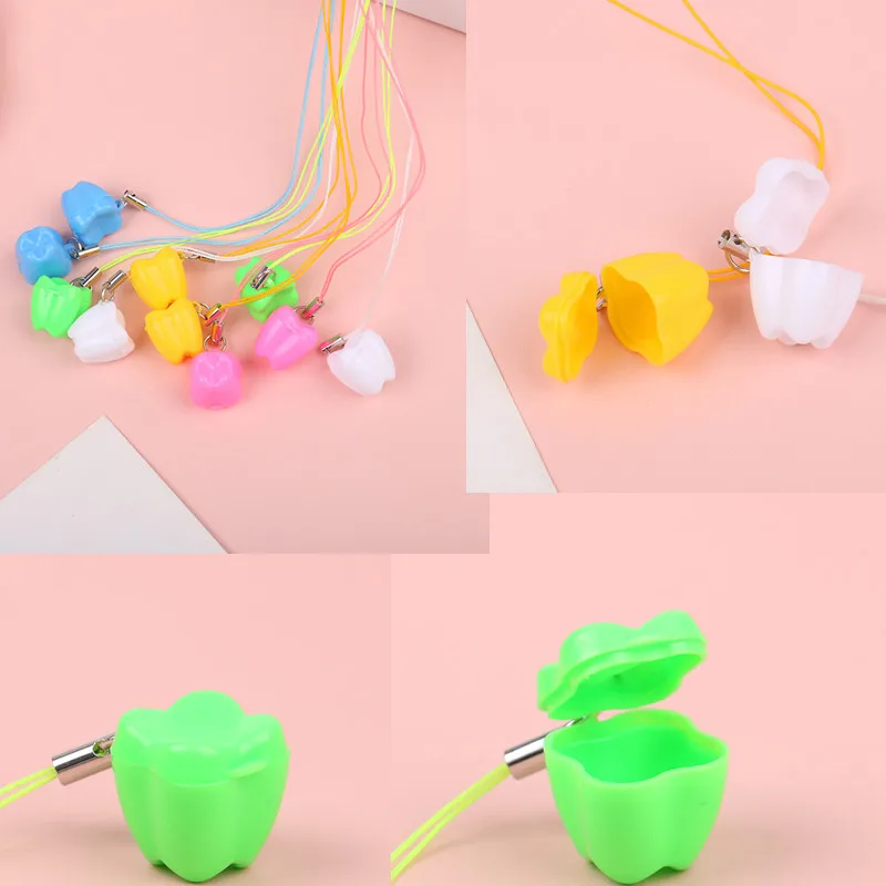 Tooth Box 50Pcs Baby Tooth Shape Kids Milk Teeth Storage Organizer Container Newborn Gift Box